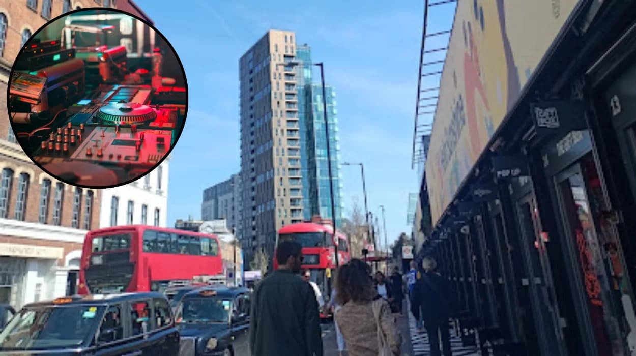 Harry Styles' kiss all time disco shop east London 2026