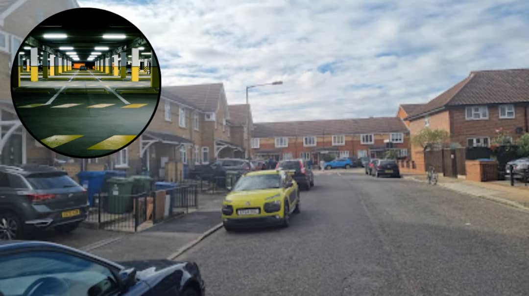 Child critical after 2026 London parking crash