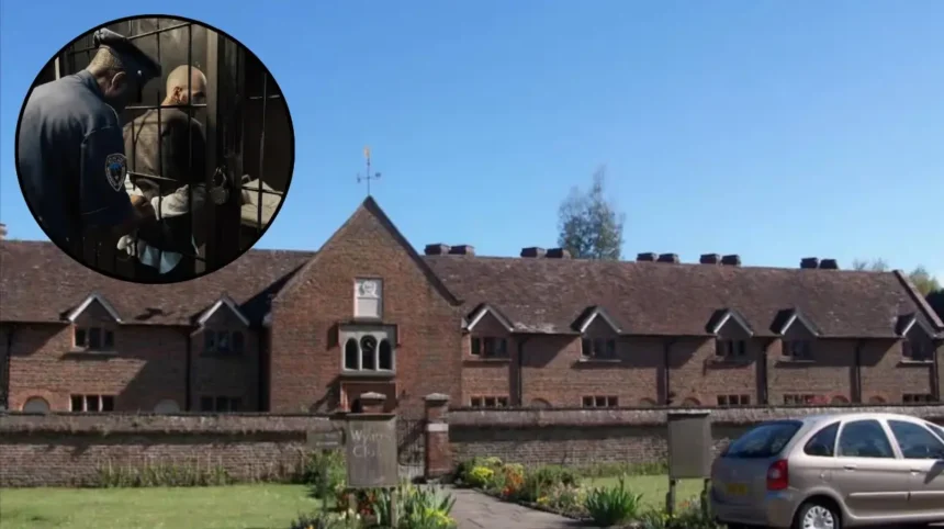 Two men held after M25 London chase ram