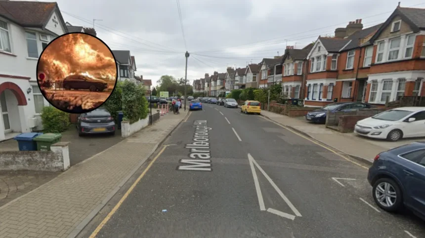 Car Destroyed in Fire on Marlborough Hill Harrow 2026