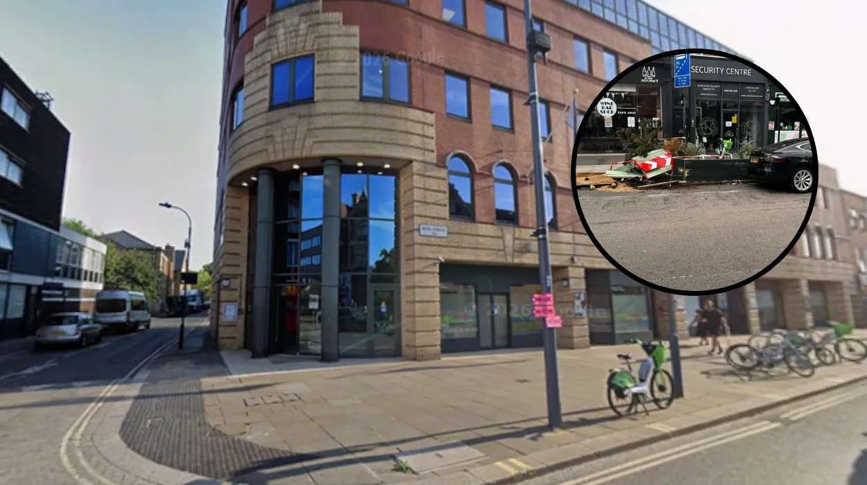 Car smashes into planter on Wandsworth Bridge Road, Fulham 2026
