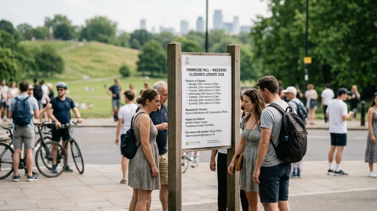 Primrose Hill Weekend Closures Schedules & Tips, Camden