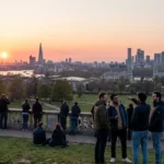 The Best Views in South London: Greenwich Park at Sunset