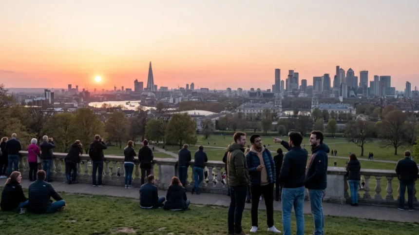 The Best Views in South London: Greenwich Park at Sunset