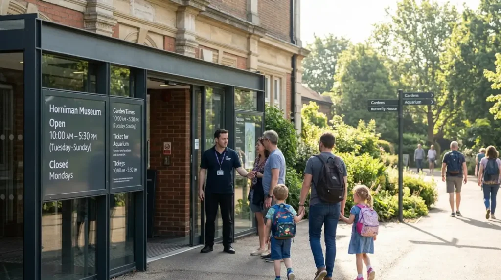 What are the opening times for the Horniman Museum