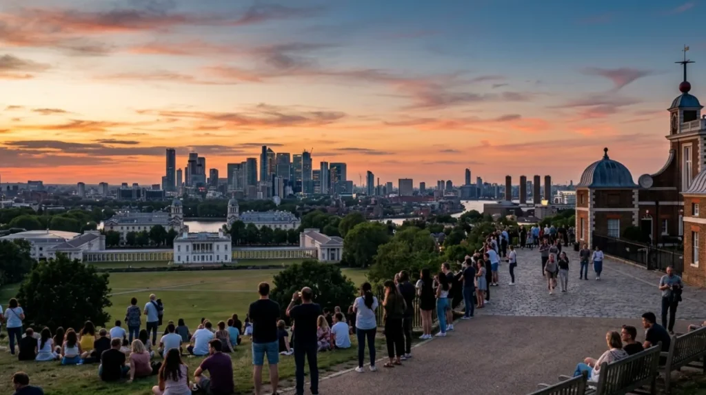 What makes Greenwich Park a major viewpoint?