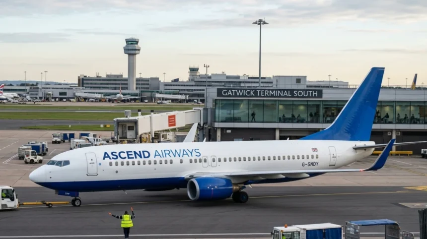 Ascend Airways UK ACMI Leader from Gatwick, Stansted, London Area