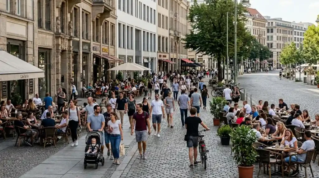 How Do New Pedestrian Zones Change Commuter Traffic Flow