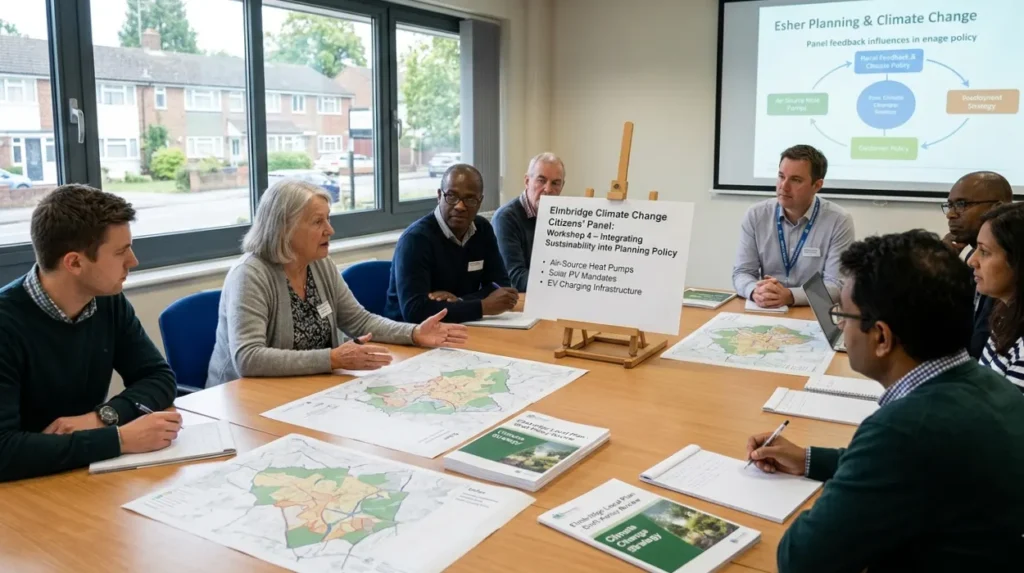 How Does The Climate Change Strategy Intersect With Esher Planning Policy