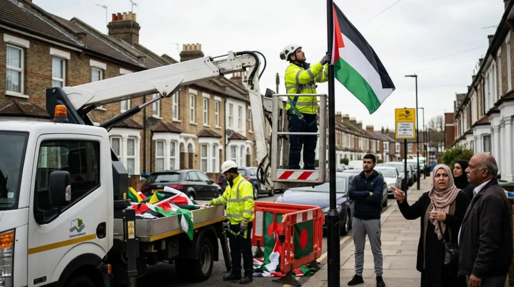 How does flag removal affect community cohesion