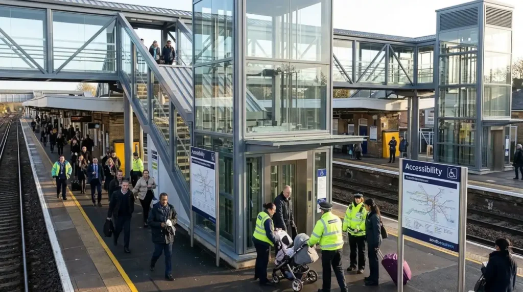 How does the subway closure affect Bexleyheath station platforms and access