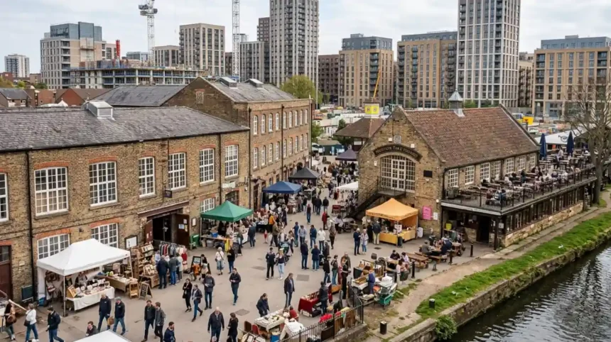 Merton Abbey Mills Markets and Local Infrastructure Projects: Colliers Wood