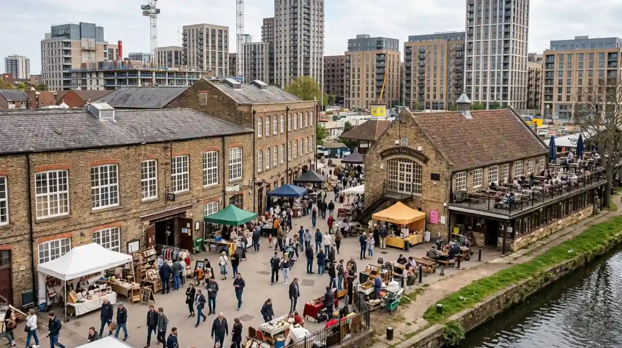 Merton Abbey Mills Markets and Local Infrastructure Projects: Colliers Wood