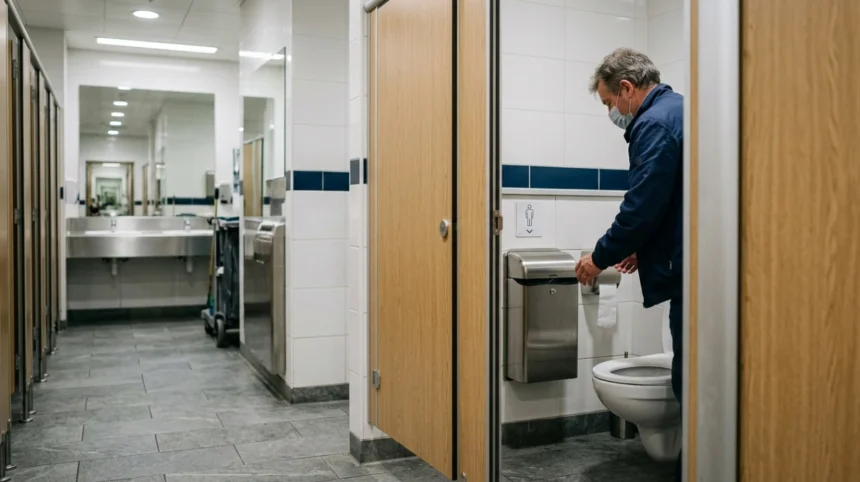 Morrisons Installs Male Sanitary Bins in Customer Toilets: London