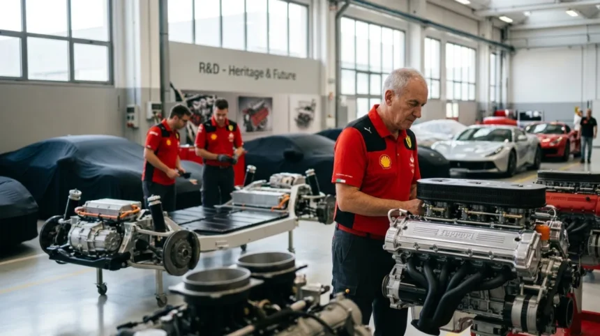 New Ferrari Range and V12 Heritage Explored: Maranello