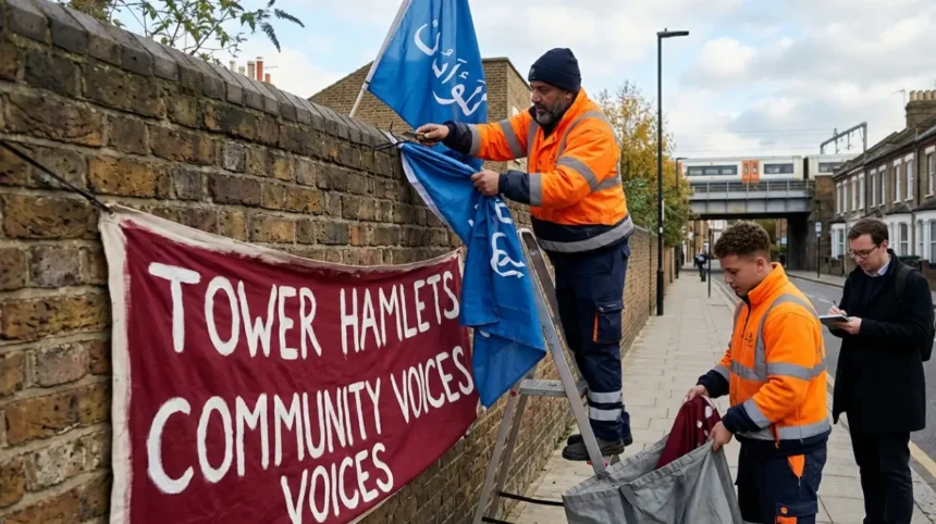 Policy Update: New Regulations for Flag and Poster Removal in Tower Hamlets