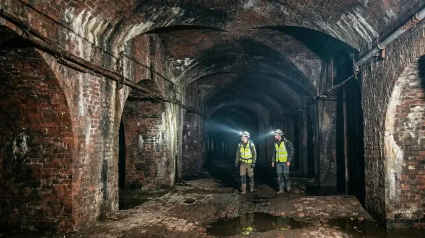 Hidden Victorian Station Vaults and Underground Arches: North London