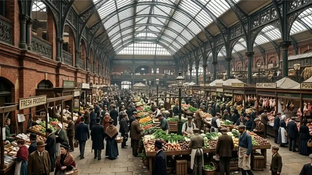 How Did Victorian Urbanization Shape Modern Market Locations