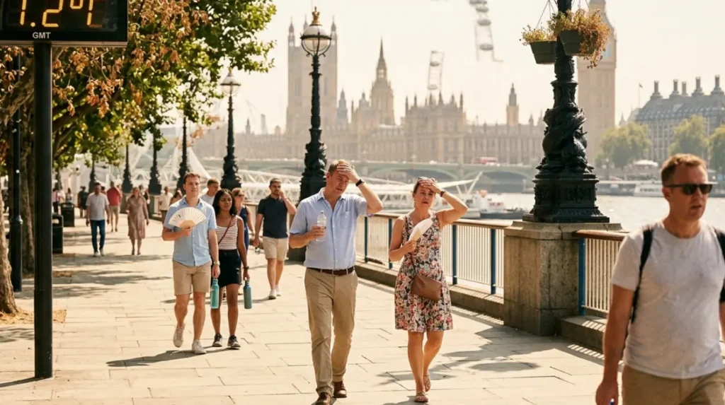 How Does a Heatwave Form Over the United Kingdom