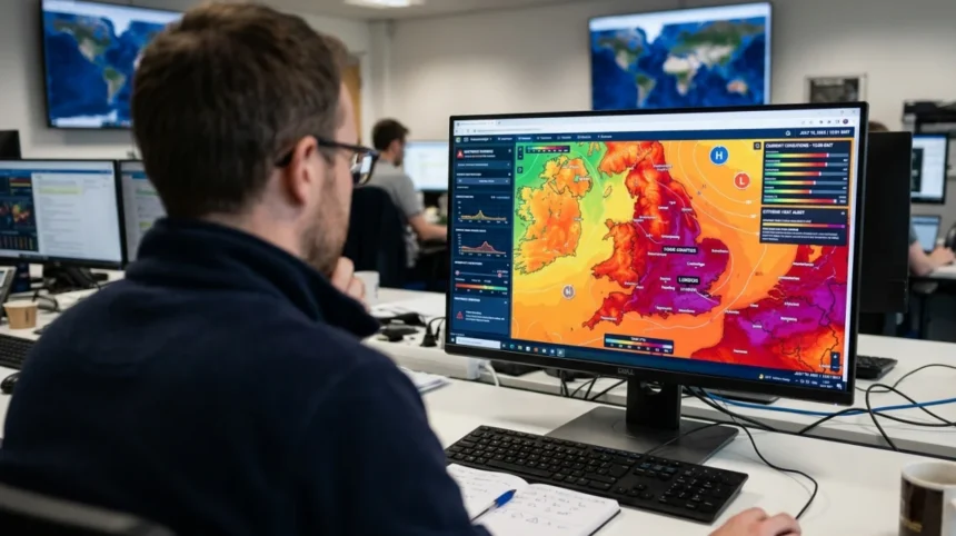 Met Office Tracks Extreme June Heat Surge Map Across London