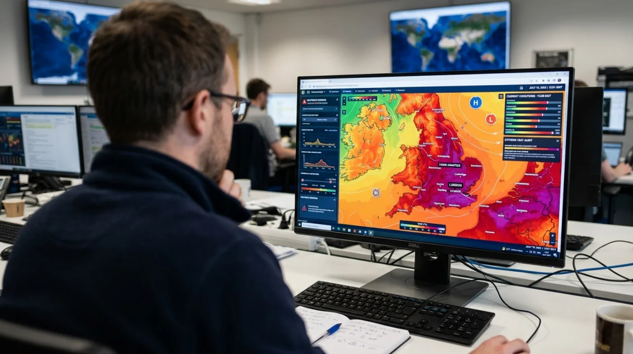 Met Office Tracks Extreme June Heat Surge Map Across London