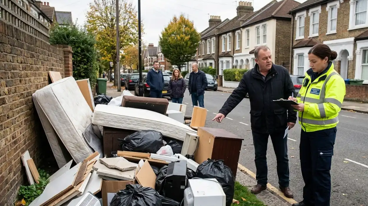 Reporting Illegal Fly Tipping in Community Groups: North London