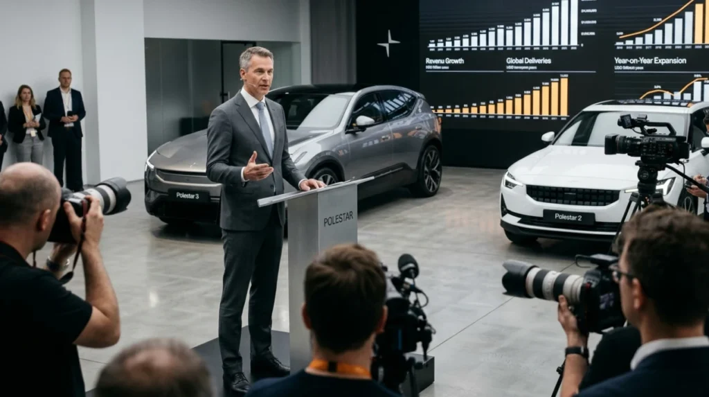 What financial and sales metrics define Polestars current market position