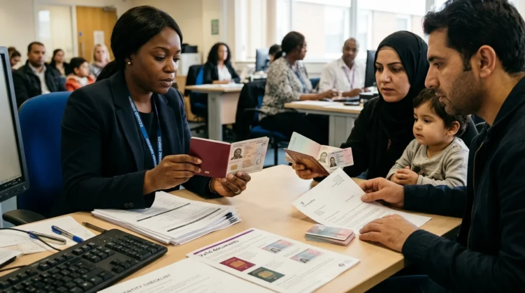 Which identity and nationality documents are mandatory for an application