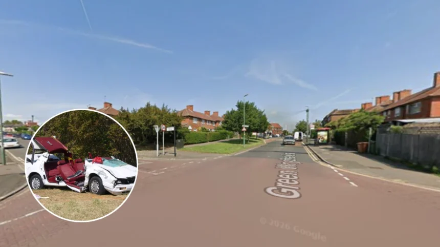 Carshalton Crash Hospitalises Person on Green Wrythe Lane 2026