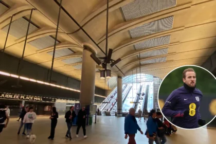 Harry Kane Skechers KANEary Wharf Station Rebrand London 2026