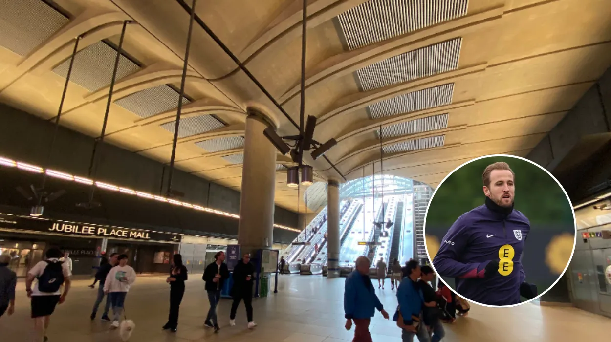 Harry Kane Skechers KANEary Wharf Station Rebrand London 2026