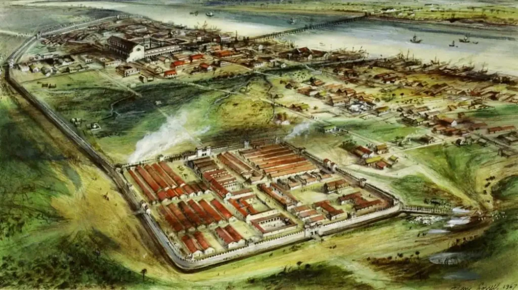 How did Roman Londinium establish Londons first skyline