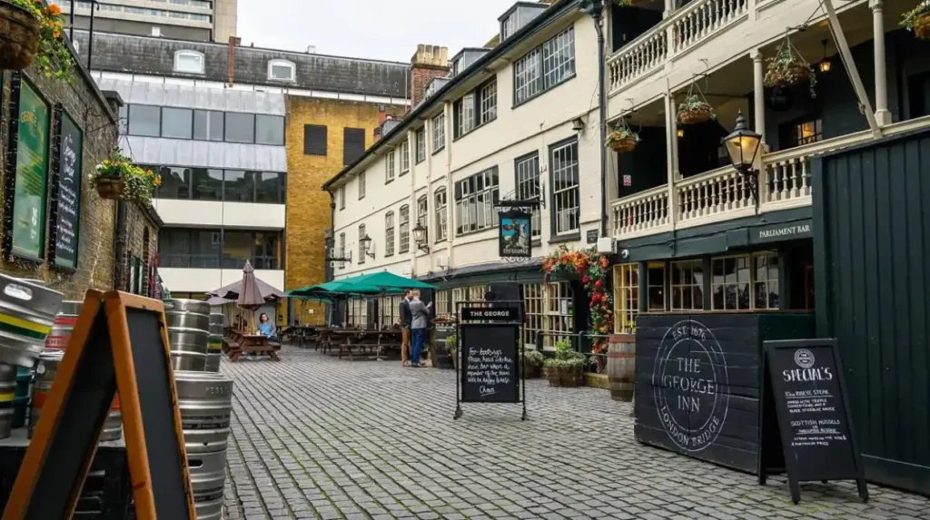 How did coaching inns transform Londons hospitality industry