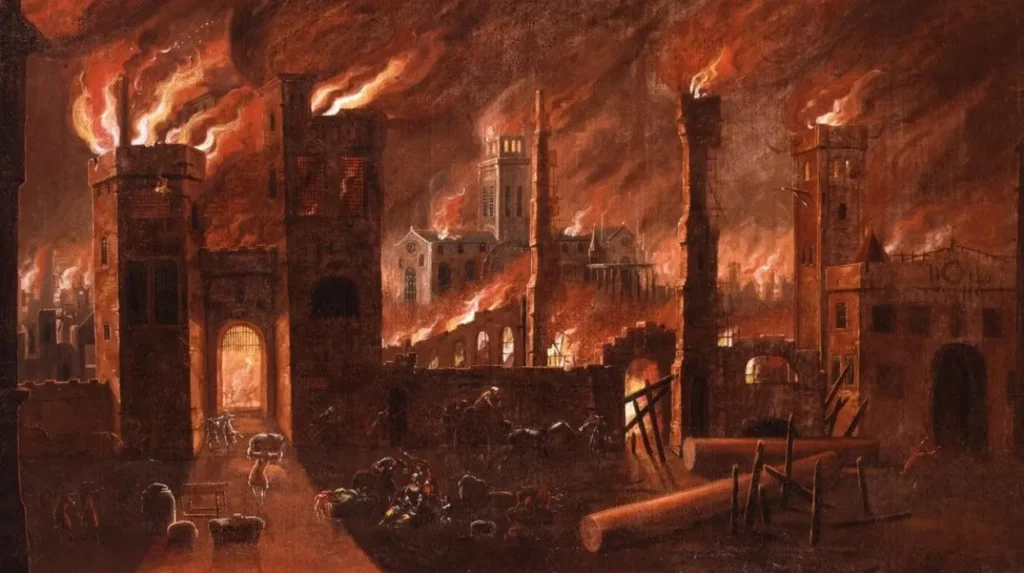 How did the Great Fire of London transform church architecture