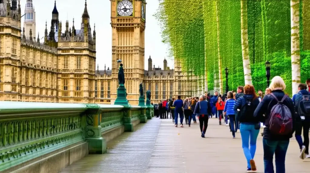How does a Westminster walking tour explain Britains political history