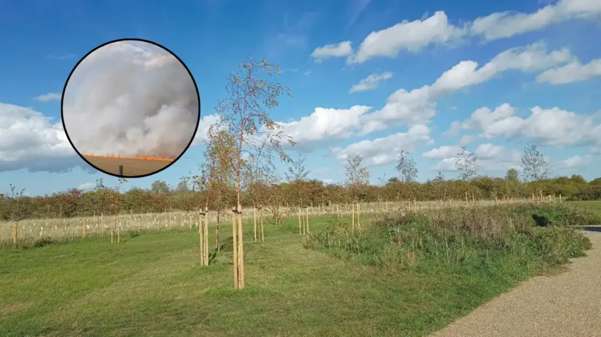 London Wildfires Rage as Drought Grips Havering 2026