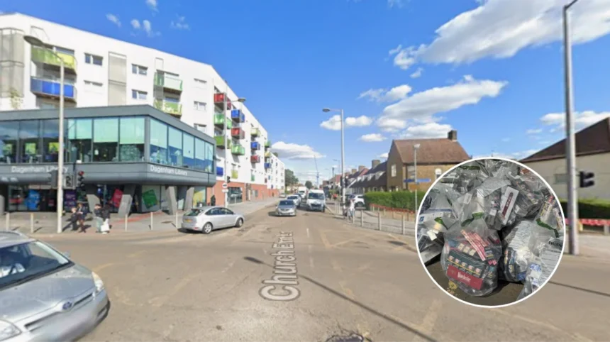 Massive Illegal Tobacco Haul Seized in Dagenham, London 2026