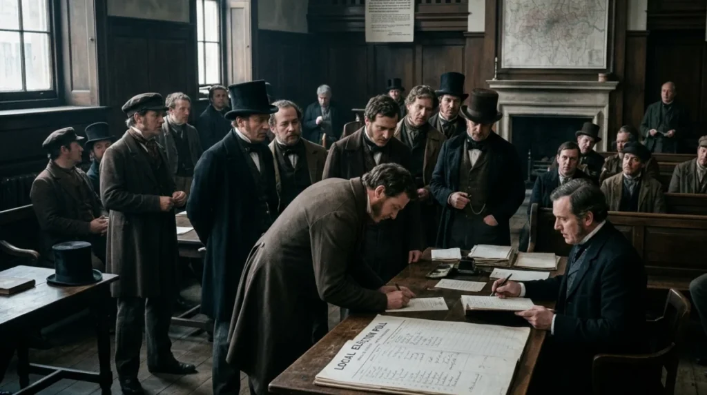What role did the Metropolis Management Act 1855 play in modernizing London elections
