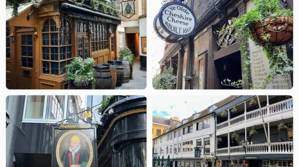 Which historic pubs in London offer the most authentic traditional British experience