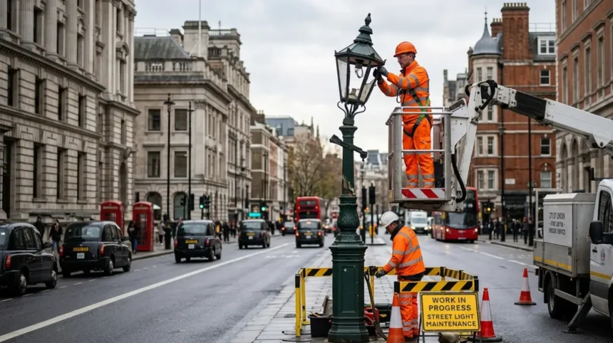 Who Handles Street Lighting Maintenance and Broken Lamp Posts in London?