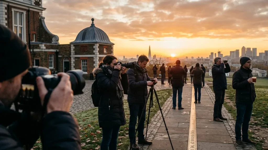 Why is Greenwich Park considered the primary historical sunrise location