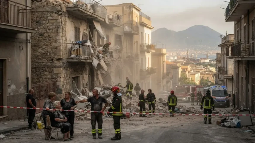 Massive Earthquake Shakes Volcanic Region Near Naples