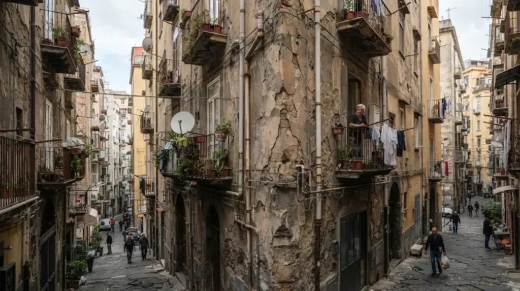 What are the structural vulnerabilities of buildings in Naples