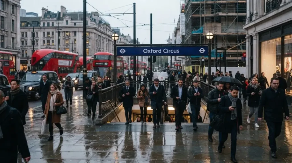 What is the economic and infrastructural impact of temperature shifts in London