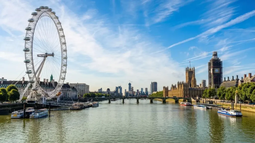 What makes the London Eye significant on the South Bank
