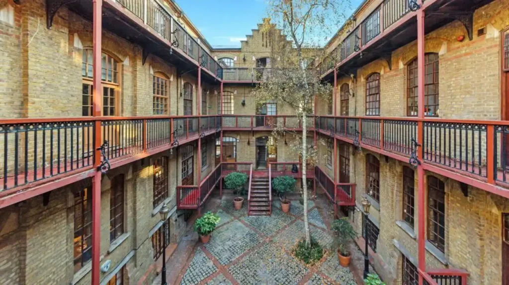 What role do hidden courtyards play in Londons cultural heritage today