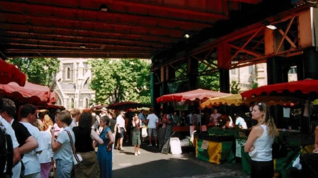 Why did Borough Market face decline in the late 20th century