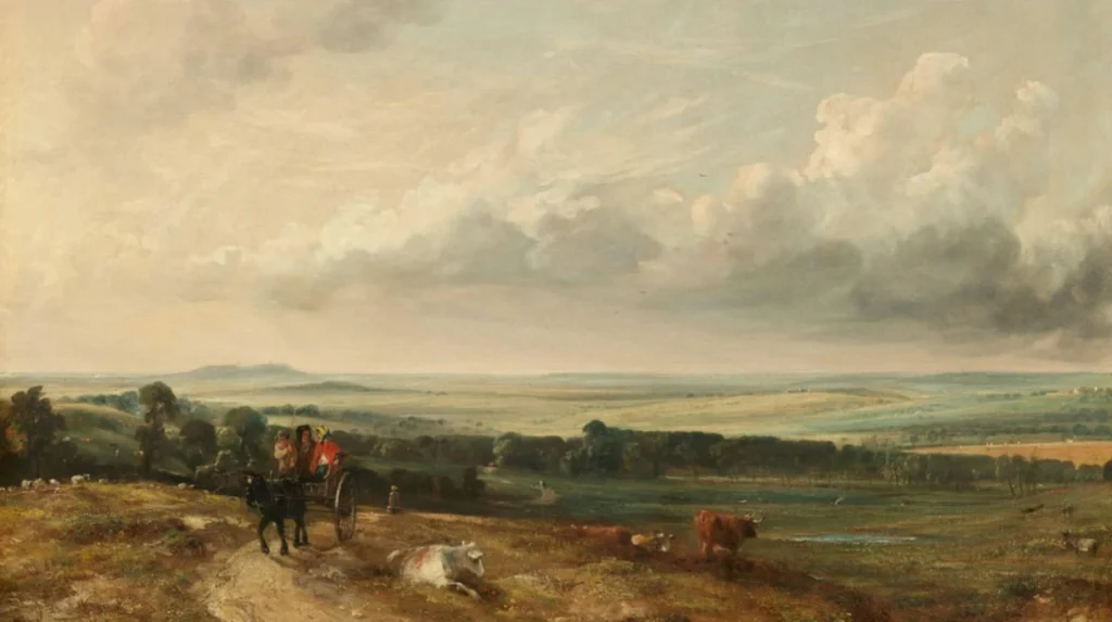 How did John Constable transform Hampstead into an important artistic landscape