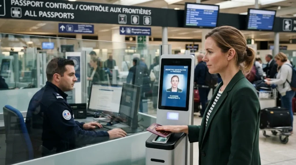 Who is affected by the EES regulations and what categories of travelers are exempt from biometric registration